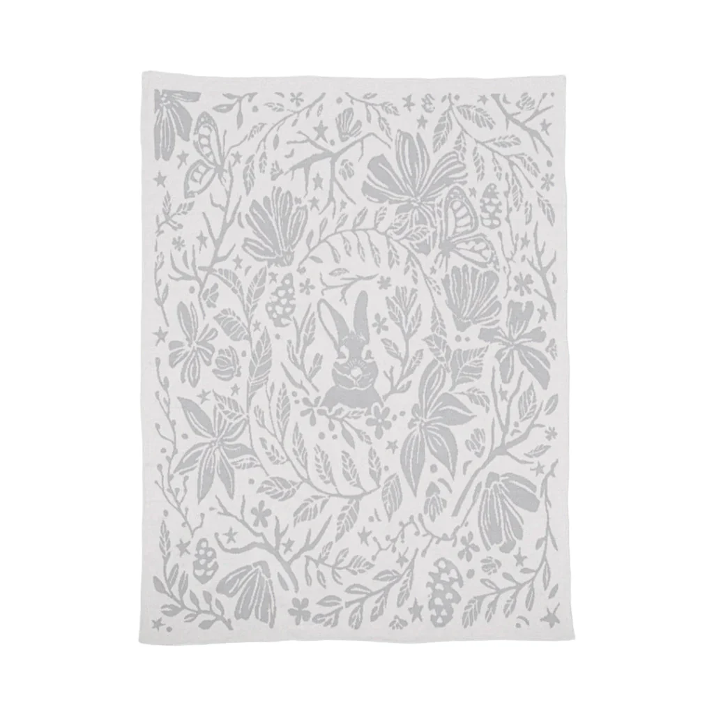 Organic Cotton Blanket - Bunny by The Blueberry Hill