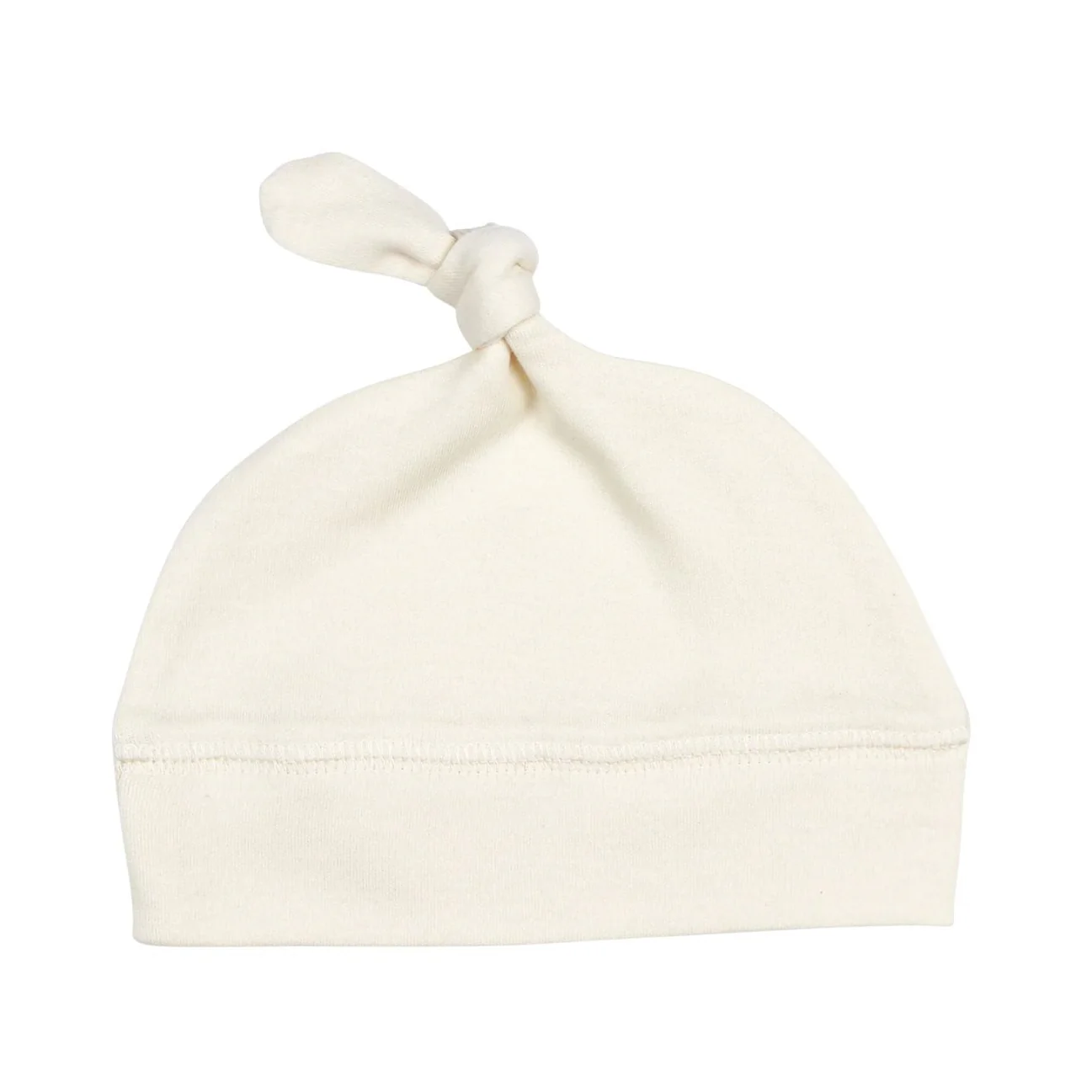 Organic Knotted Hat - Buttercream by Loved Baby