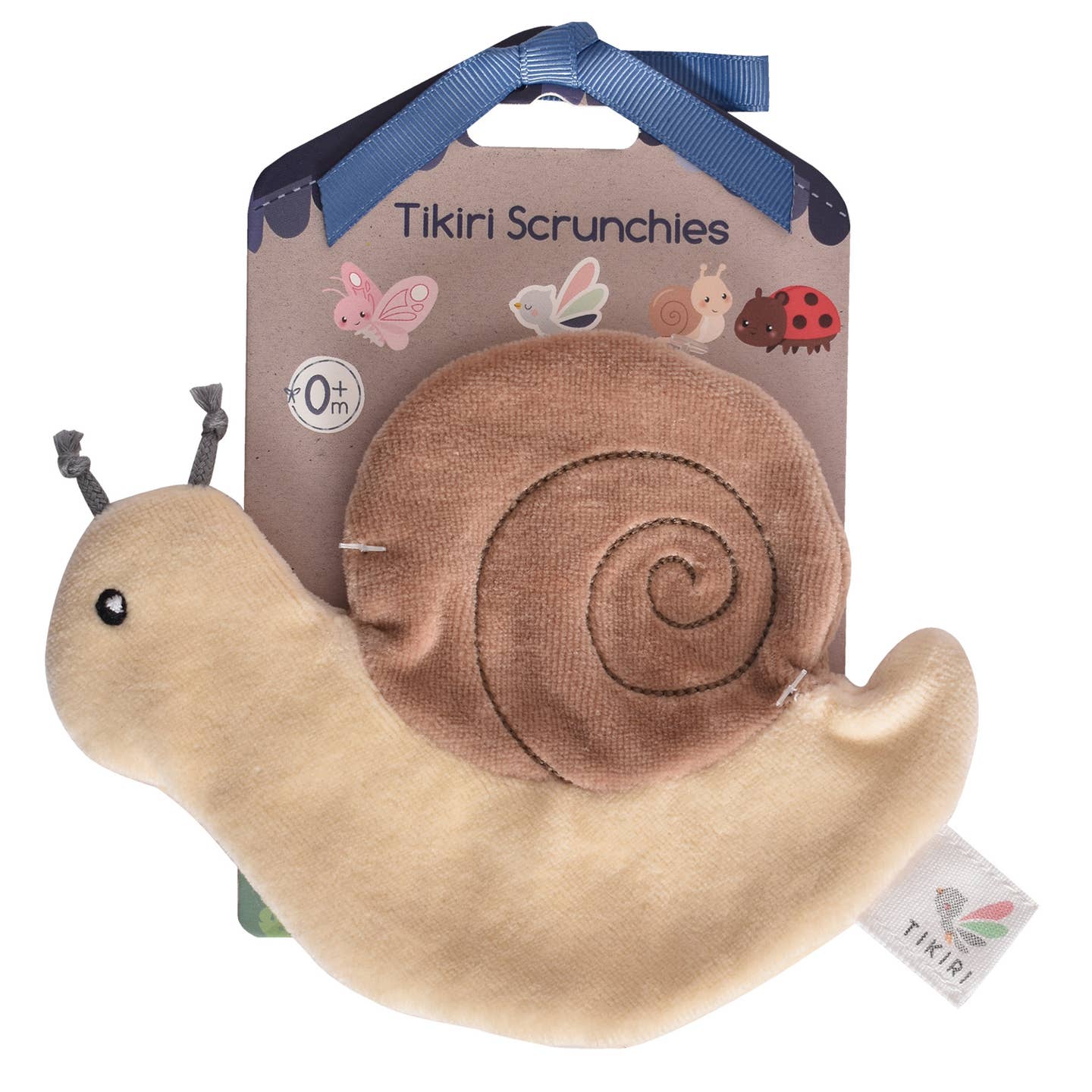 Organic Snail Crinkle Toy by Tikiri Toys - Image 2