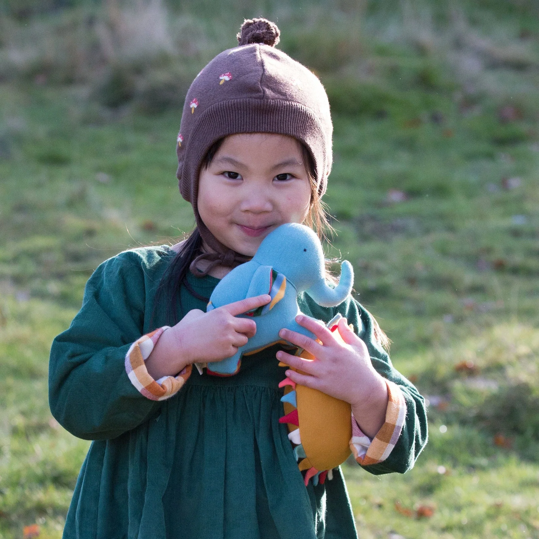 Organic Soft Toy - An Elephant Never Forgets by Little Green Radicals - Image 2