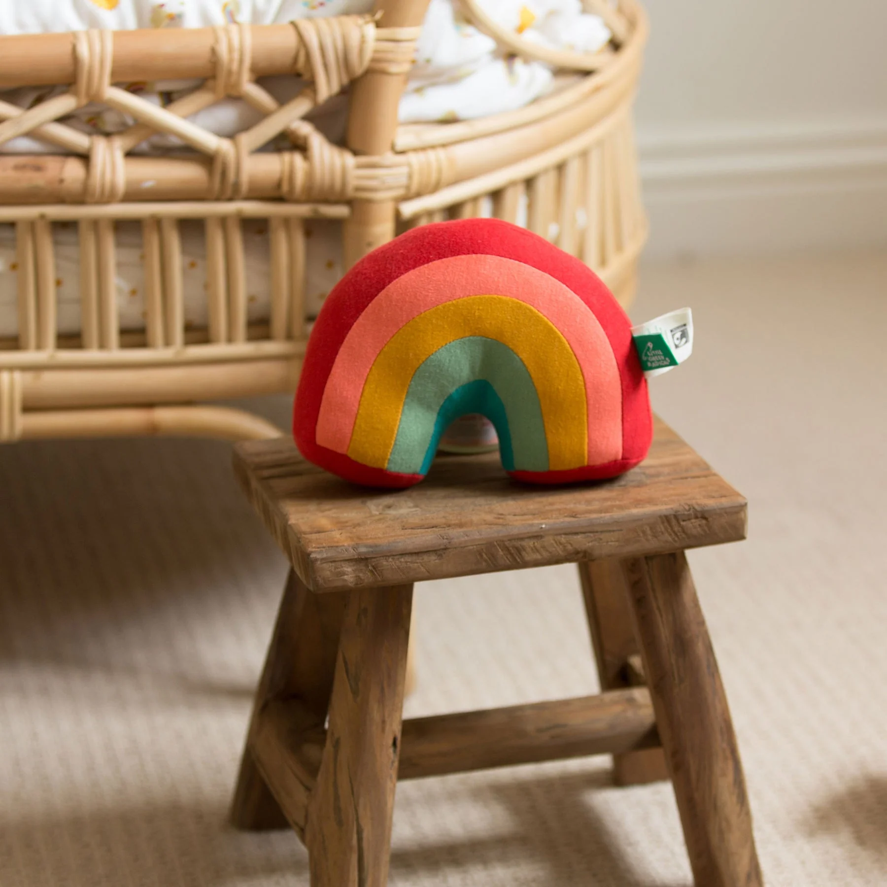 Organic Soft Toy - Over the Rainbow by Little Green Radicals - Image 2