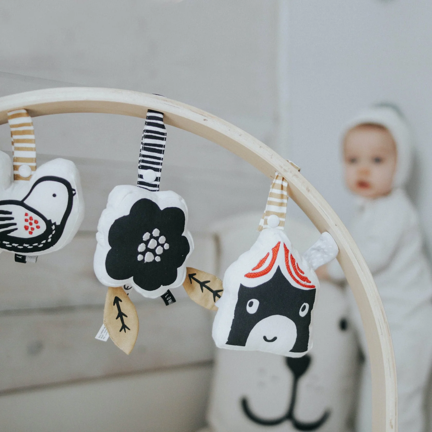 Organic Stroller Toy - House by Wee Gallery - Image 2