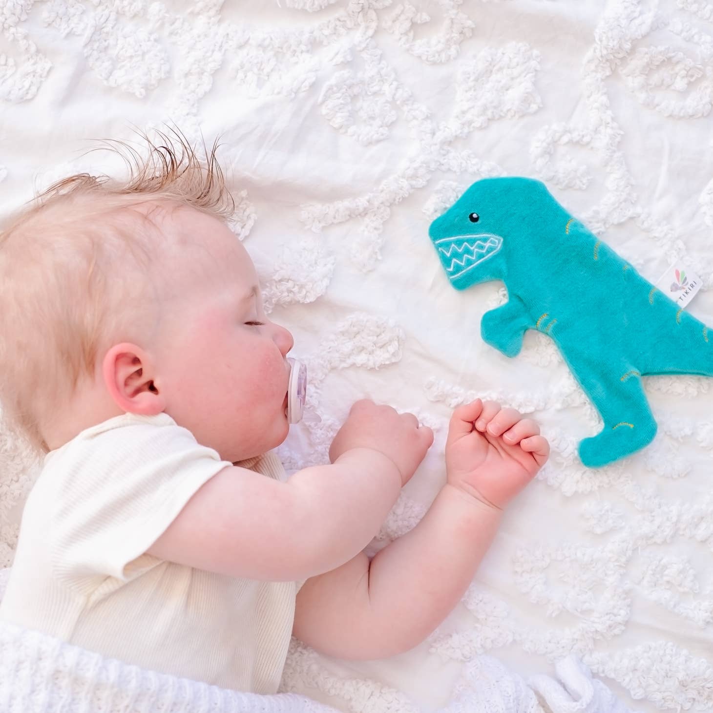 Organic T-Rex Crinkle Toy by Tikiri Toys - Image 3