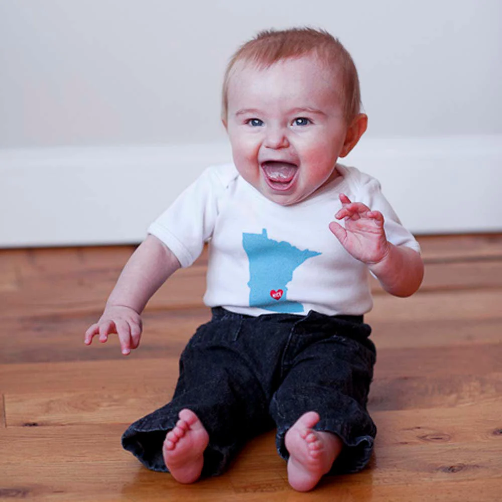Cotton Bodysuit - Minnesota Nice by Sweetpea + Co - Image 3