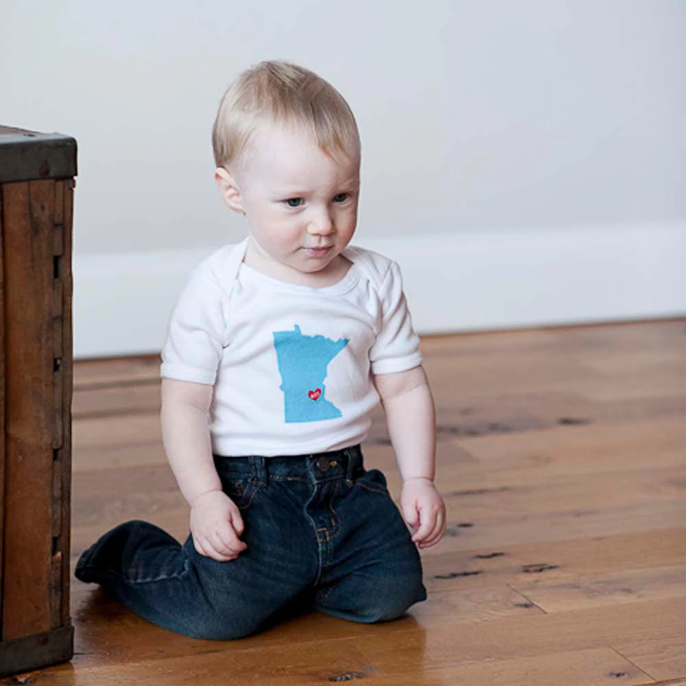 Cotton Bodysuit - Minnesota Nice by Sweetpea + Co - Image 4
