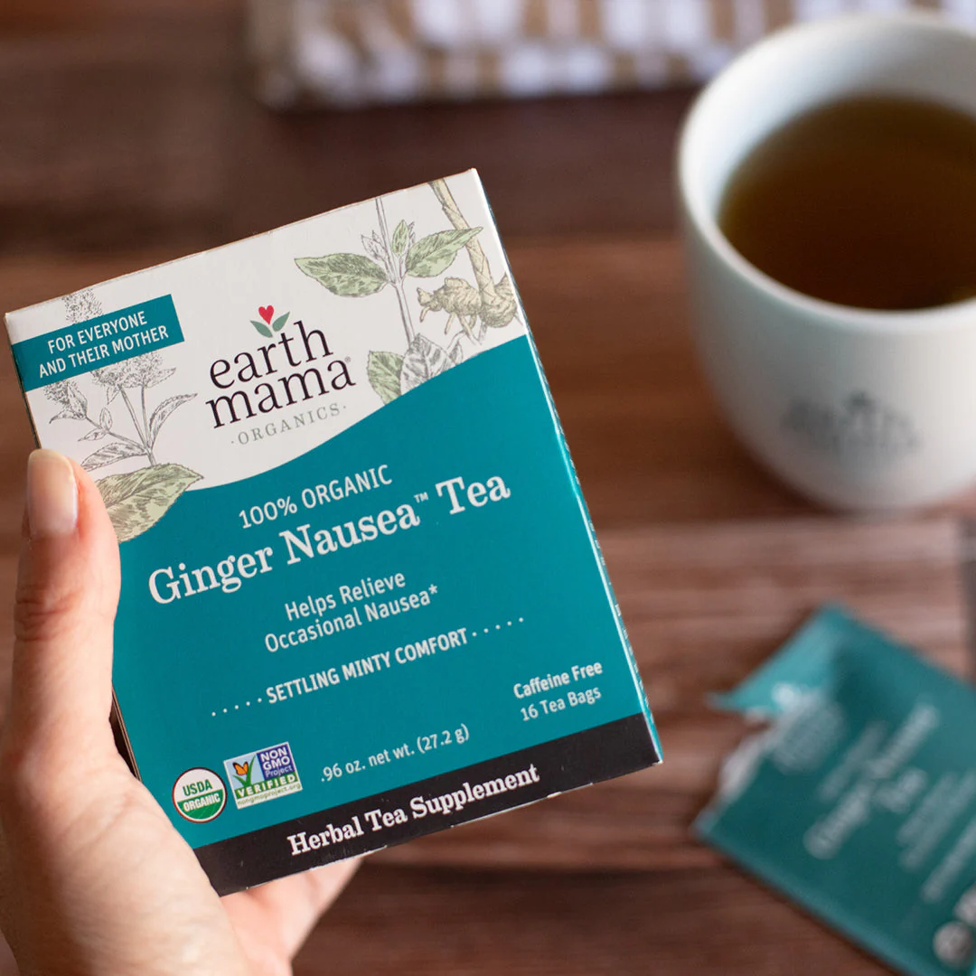 Organic Ginger Nausea Tea by Earth Mama Organics - Image 3
