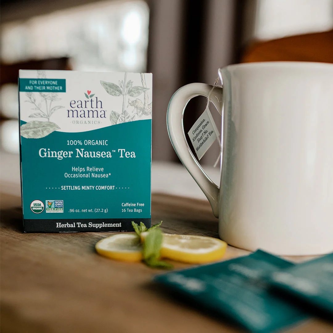 Organic Ginger Nausea Tea by Earth Mama Organics - Image 4