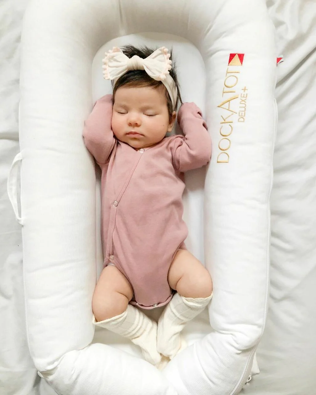 Organic Kimono Bodysuit - Mauve by Loved Baby - Image 2