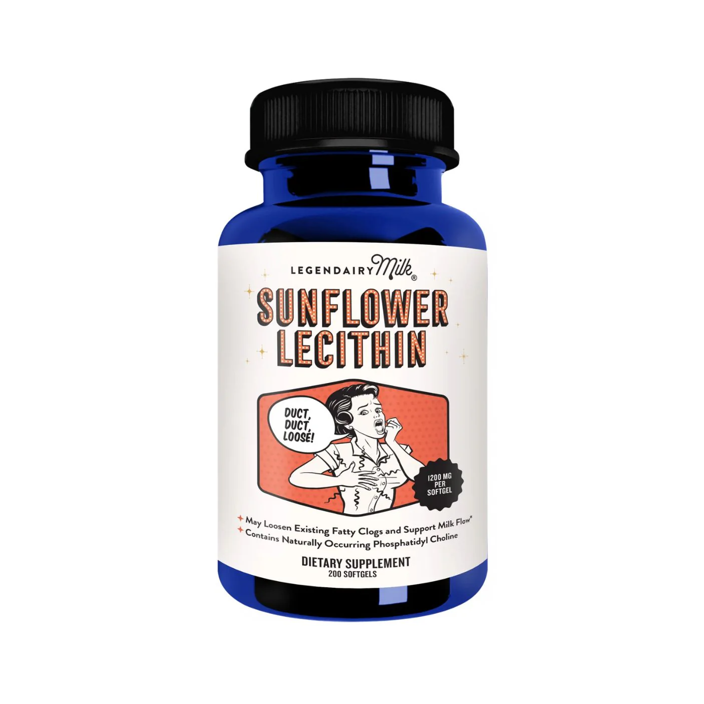 Organic Sunflower Lecithin Lactation Blend - 200 Capsules