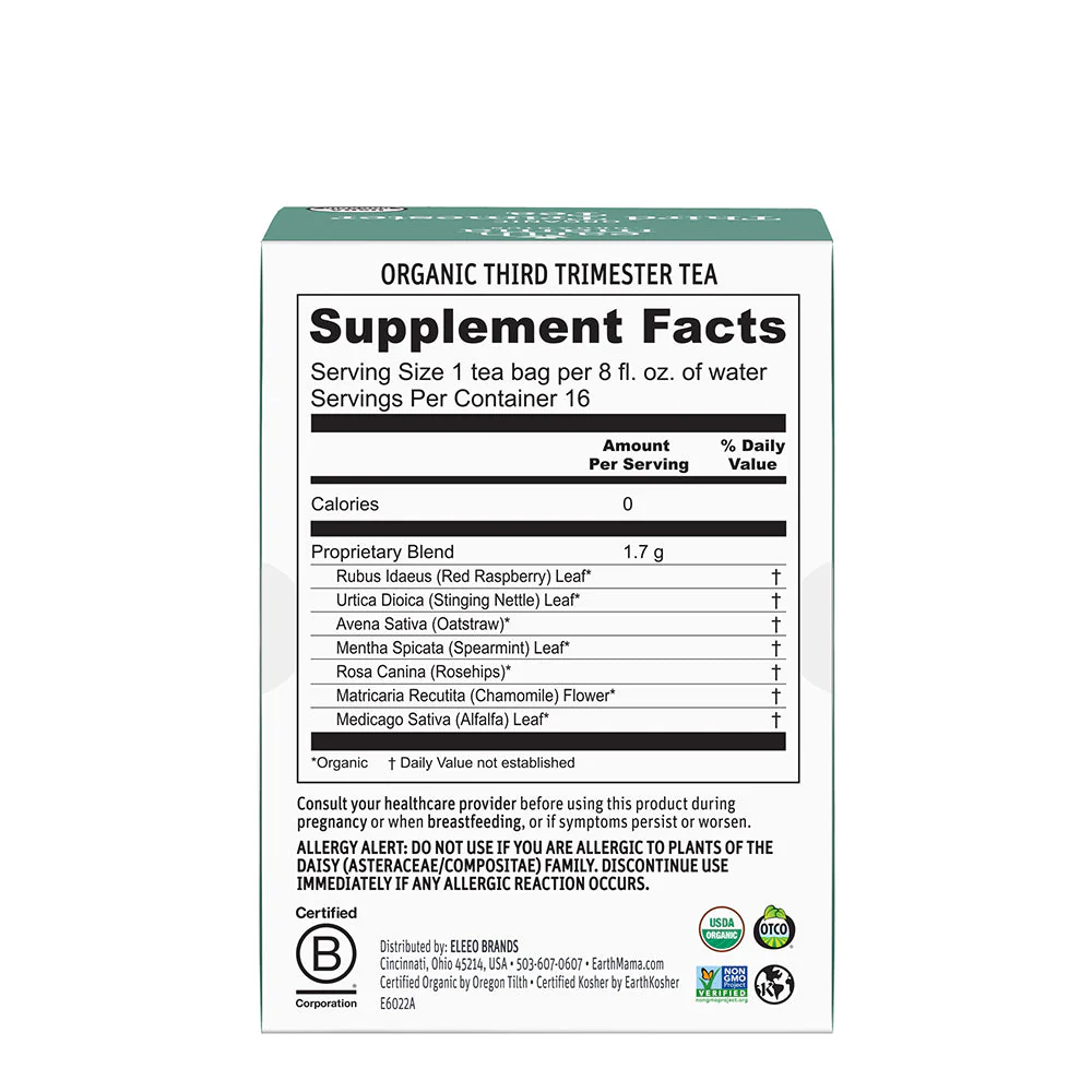 Organic Third Trimester Tea by Earth Mama Organics - Image 8