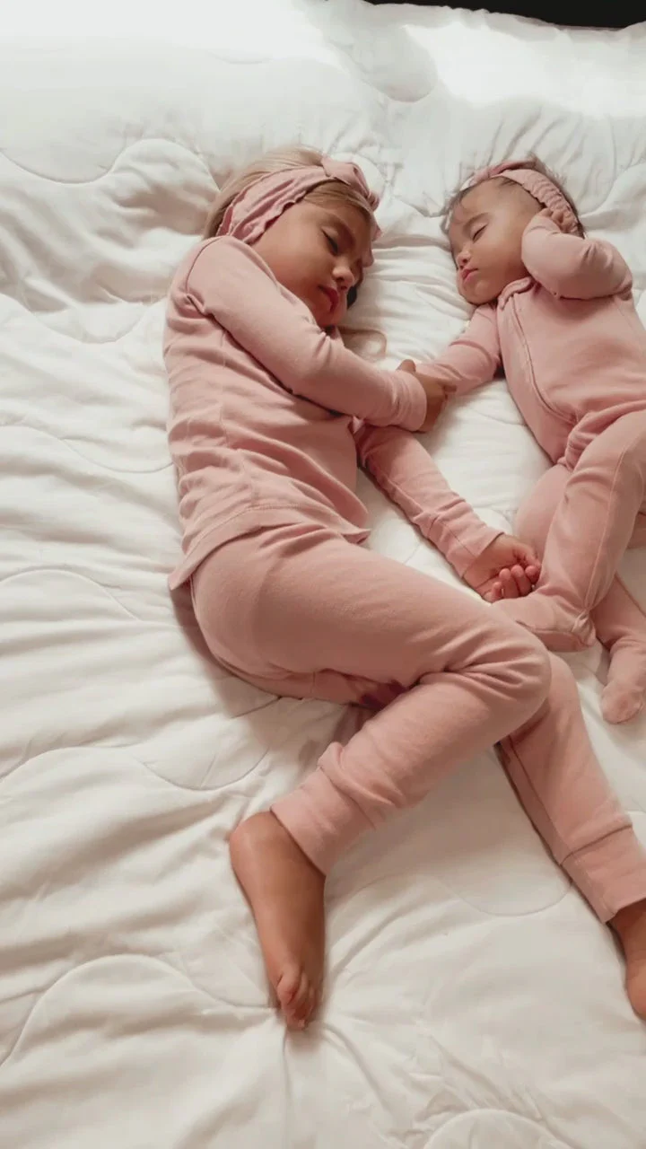 Organic Zipper Footie - Mauve by Loved Baby - Image 4