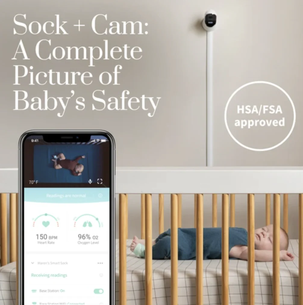 Owlet Smart Sock 3 + Cam Bundle - Mint - Image 2