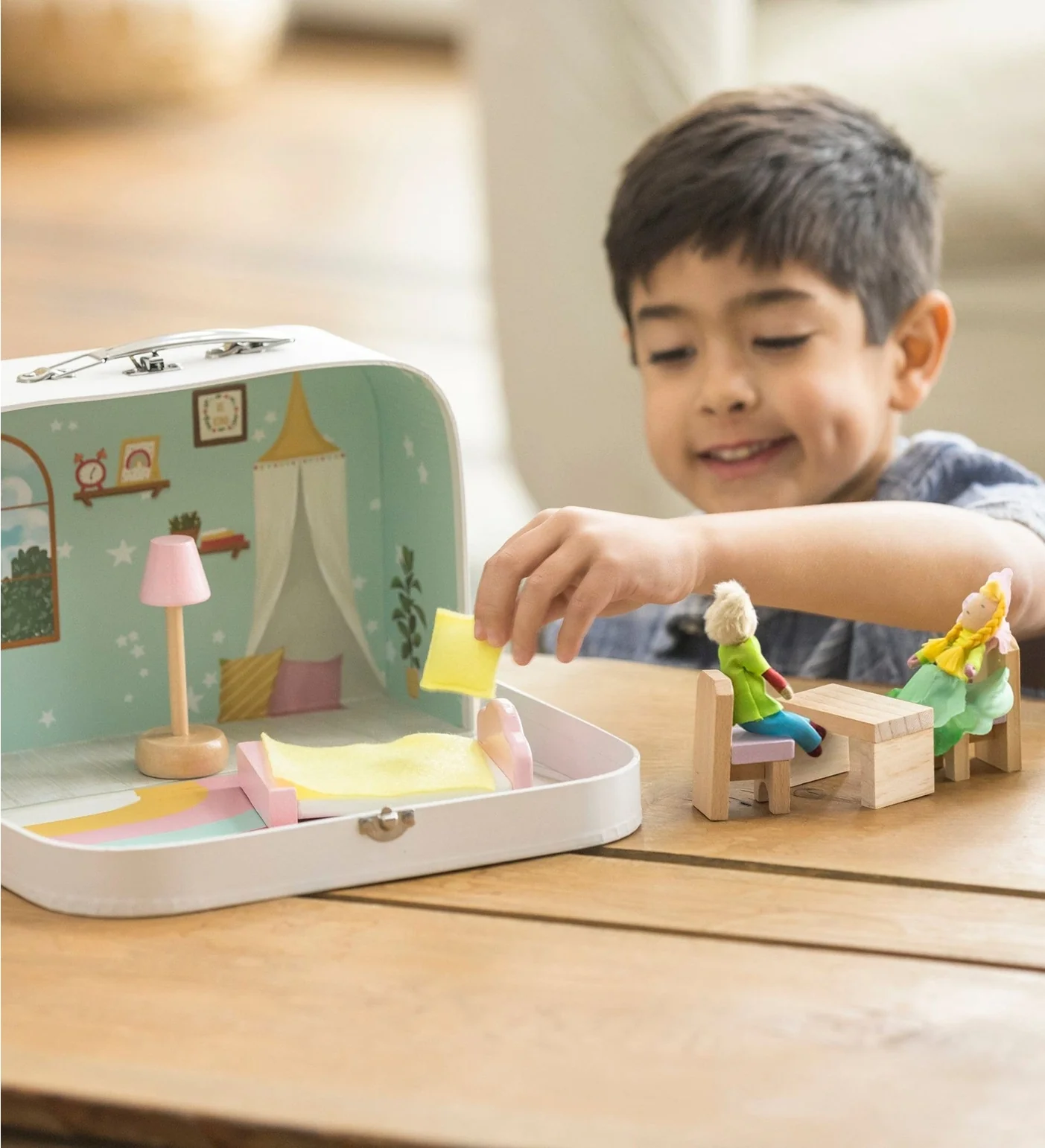 Pack & Go Dollhouse - Rainbow Cottage by HearthSong - Image 4