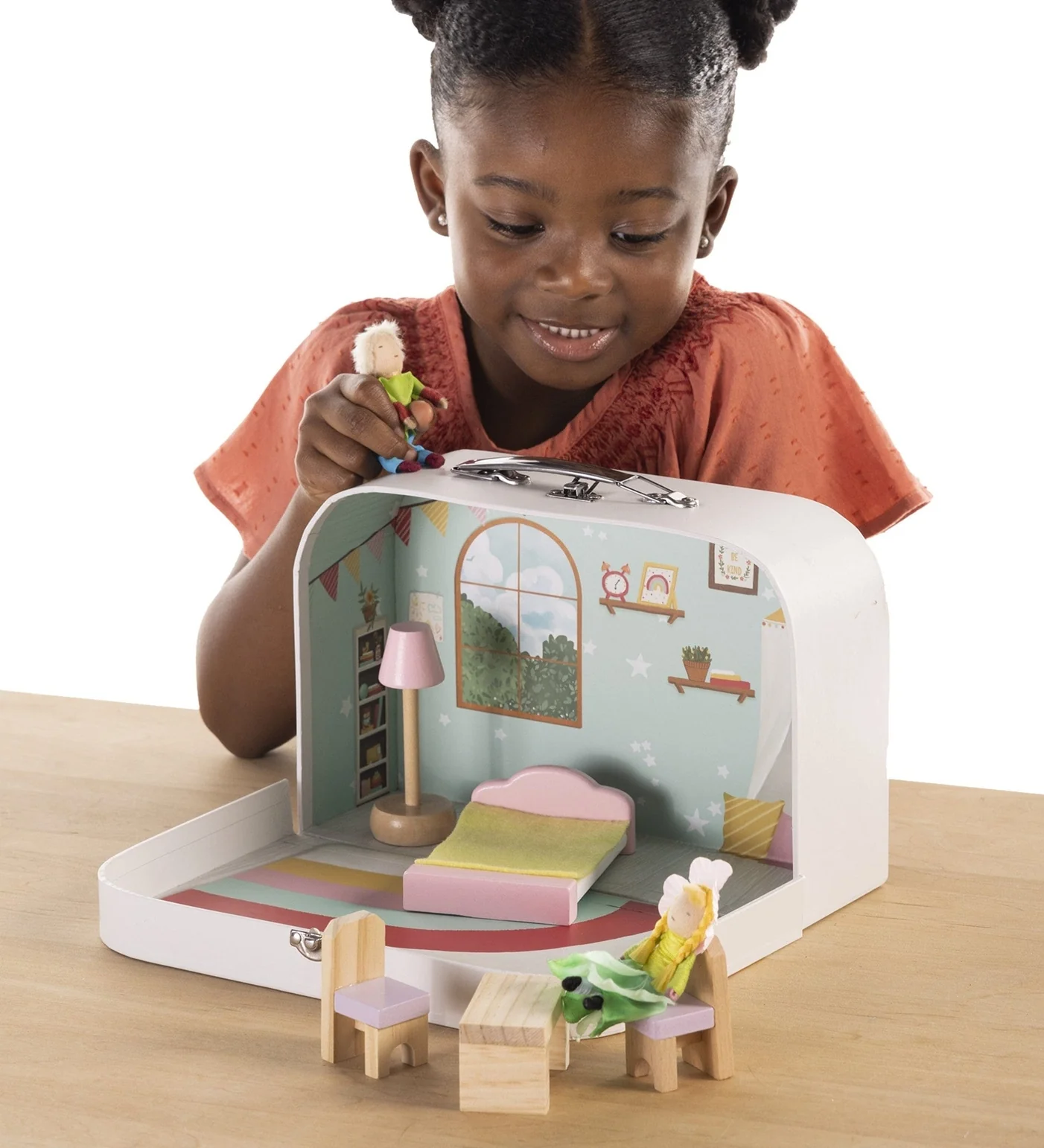 Pack & Go Dollhouse - Rainbow Cottage by HearthSong - Image 5