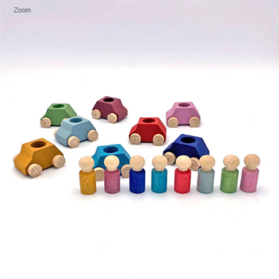 Pack of 8 Cars with Figures by Lubulona - Image 3