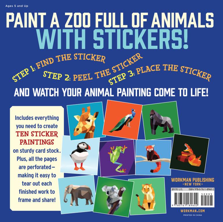 Paint by Sticker Kids: Zoo Animals - Image 3