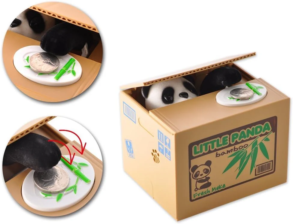 Panda Hiding in Box Coin Bank by Urban Tokyo - Image 3
