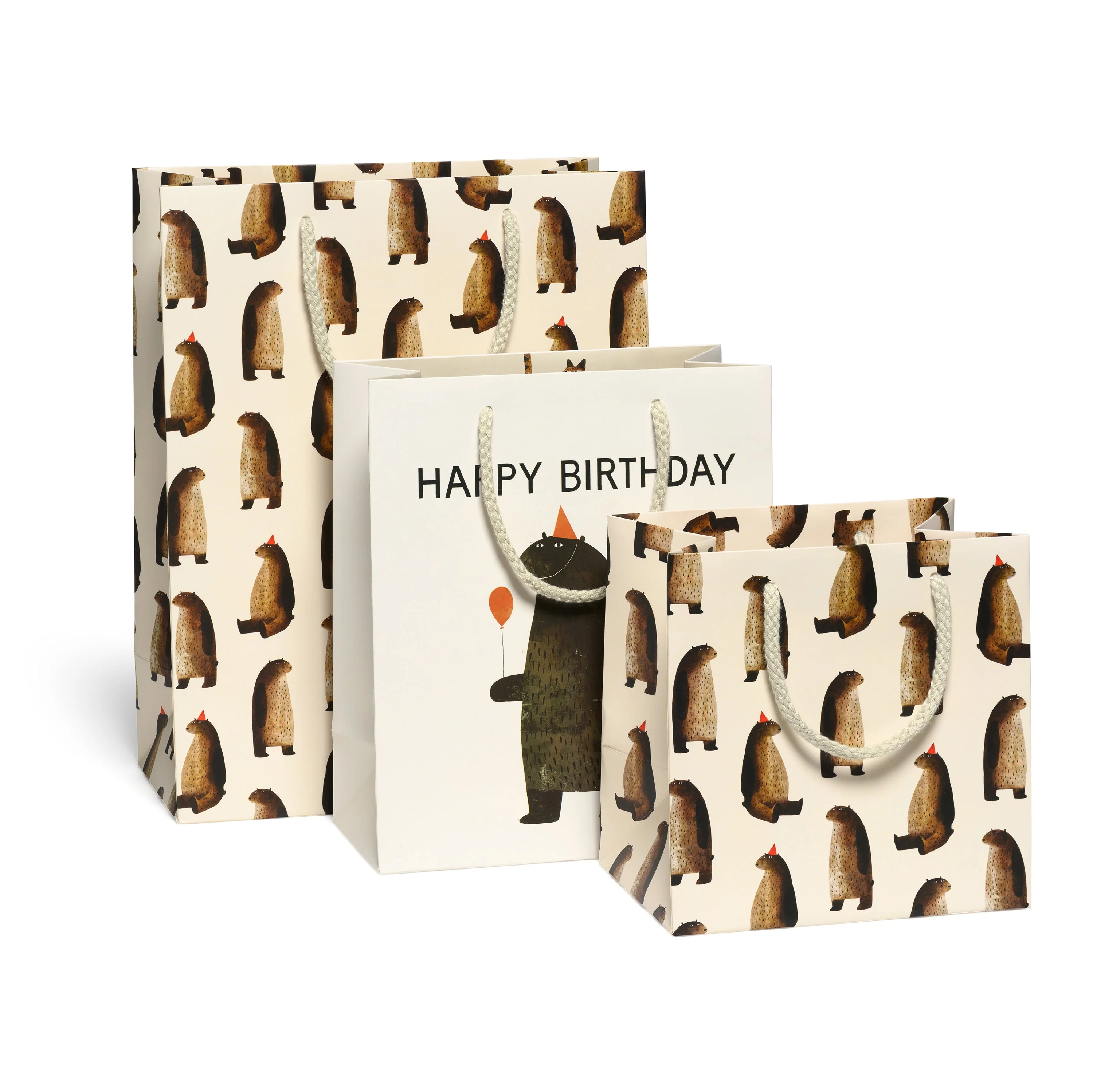 Party Bear Gift Bag by Red Cap Cards - Image 2