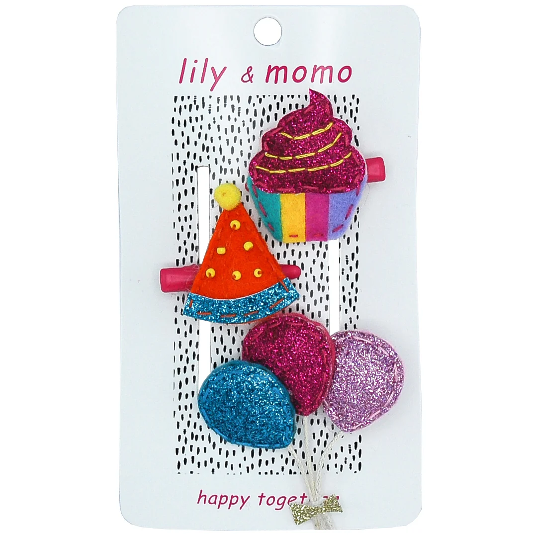 Party Time Trio Hair Clips by Lily + Momo