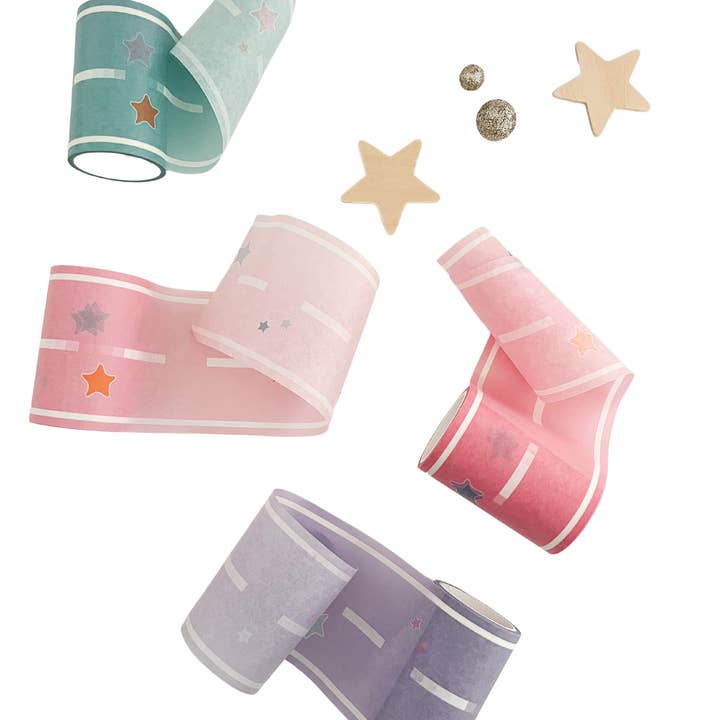 Pastel Colored Play Road Tape (Set of 4 Rolls) by MagicPlaybook - Image 4