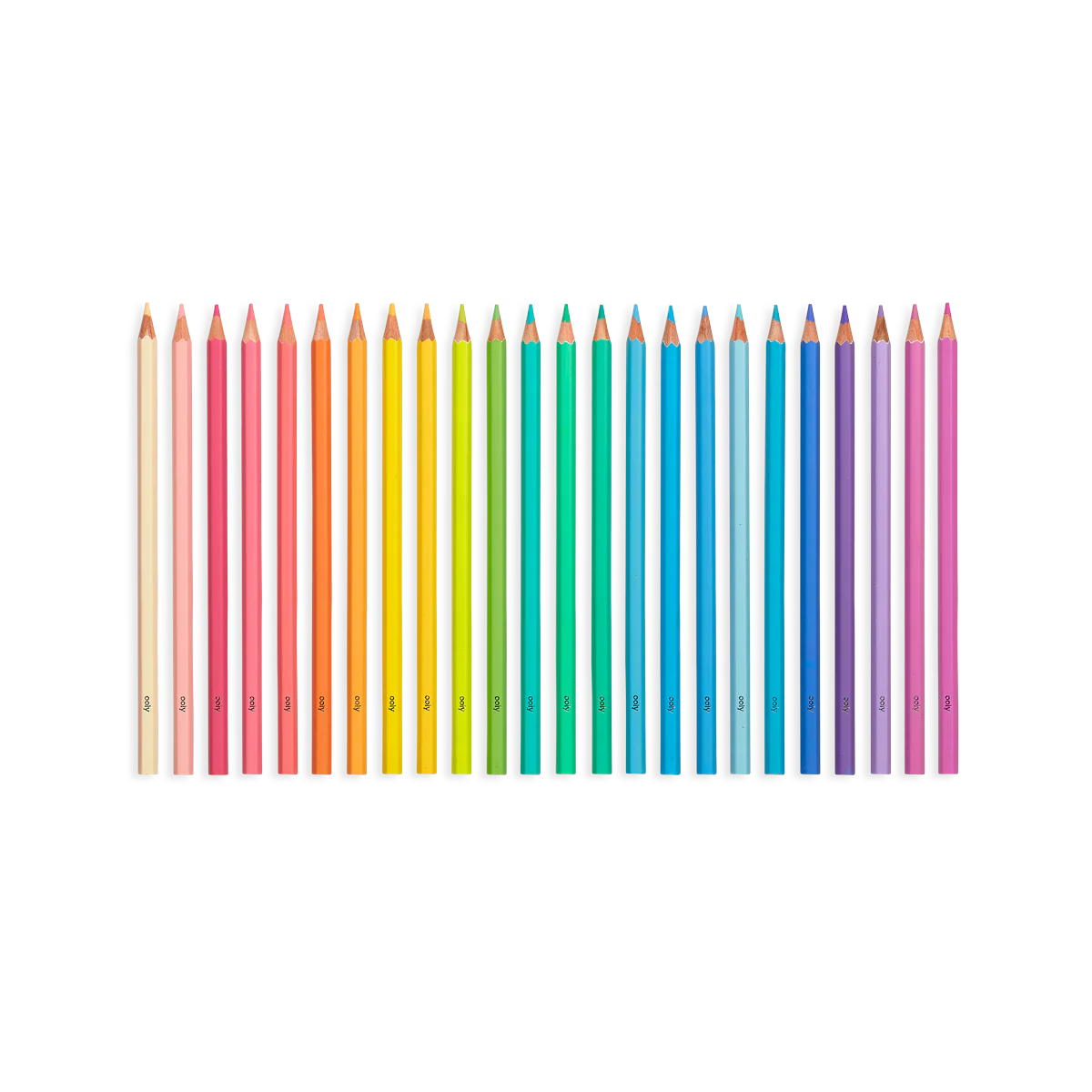 Pastel Hues Colored Pencils - Set of 24 by Ooly - Image 2