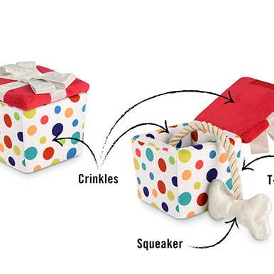 Pawfect Present Dog Toy by P.L.A.Y. - Image 3