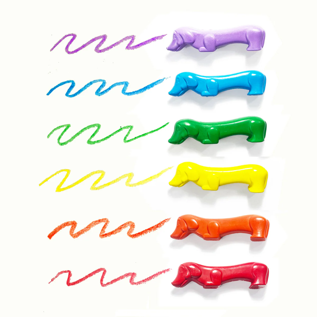 Pawsome Pups Dog Crayons - Set of 6 by OOLY - Image 2