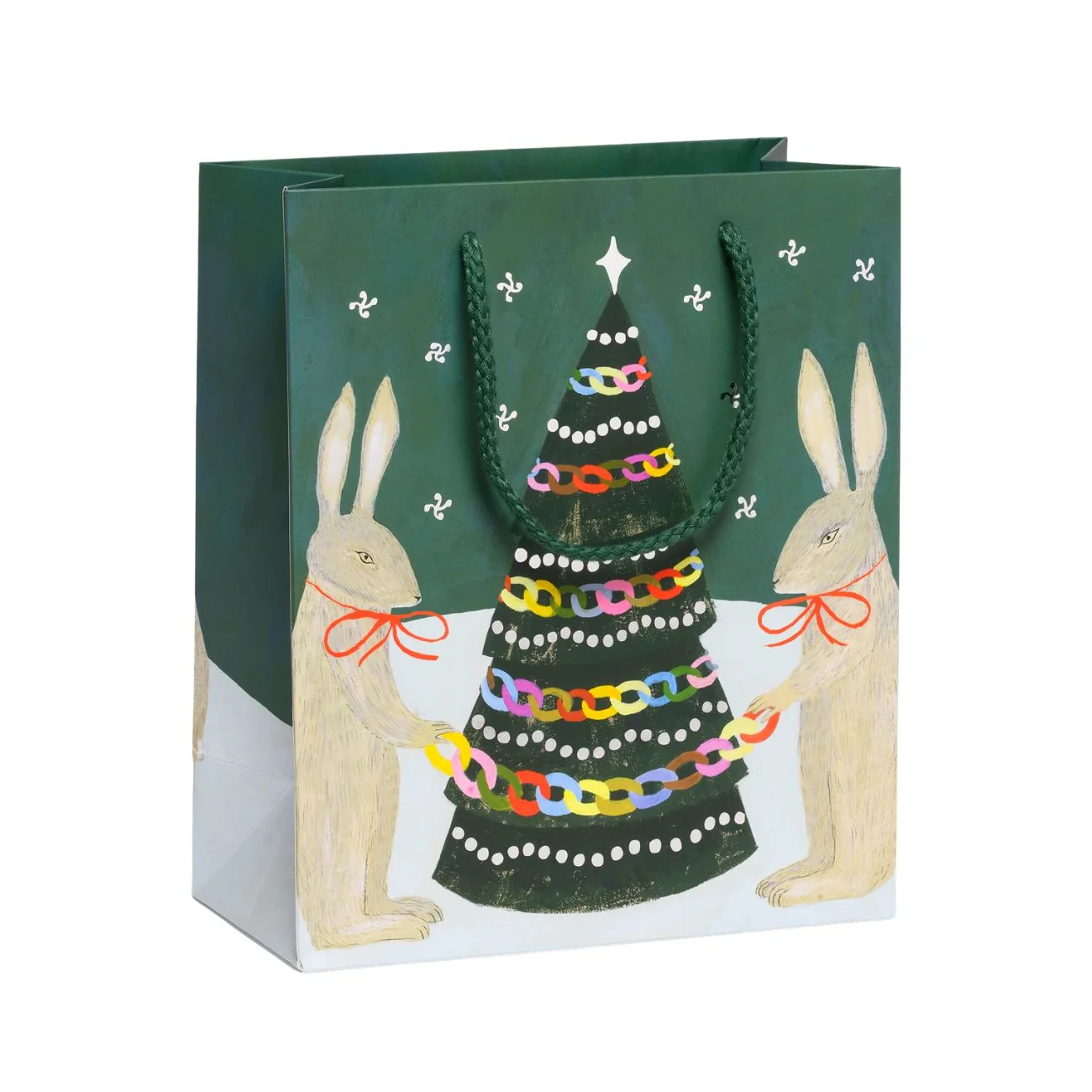 Peace Rabbits Gift Bag - Medium by Red Cap Cards