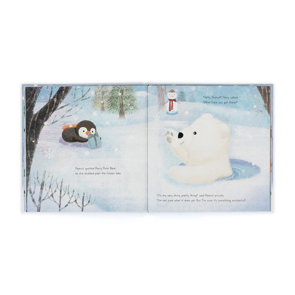 Peanut Penguin's Perfect Present Book by Jellycat - Image 2