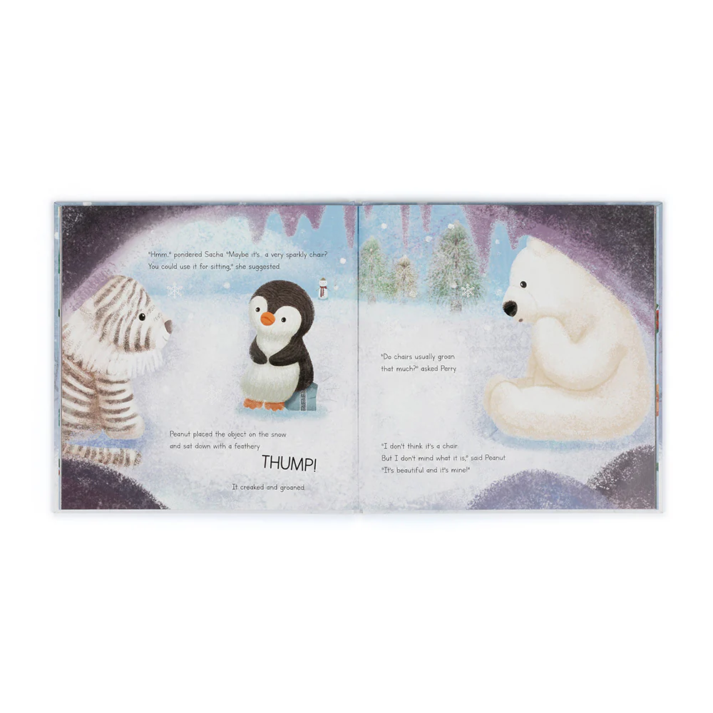 Peanut Penguin's Perfect Present Book by Jellycat - Image 3