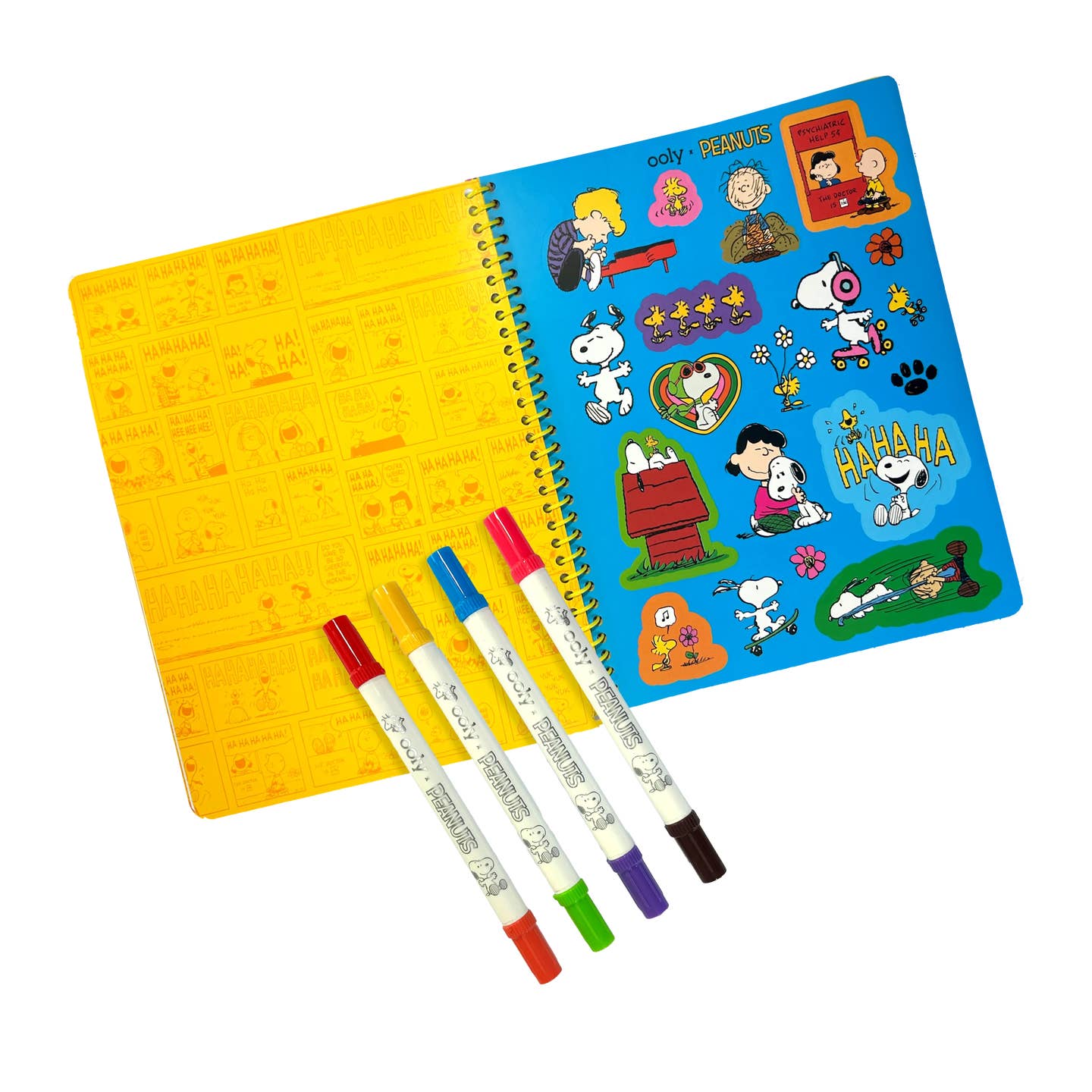 Peanuts Activity Travel Kit & Double-Ended Markers by OOLY - Image 2