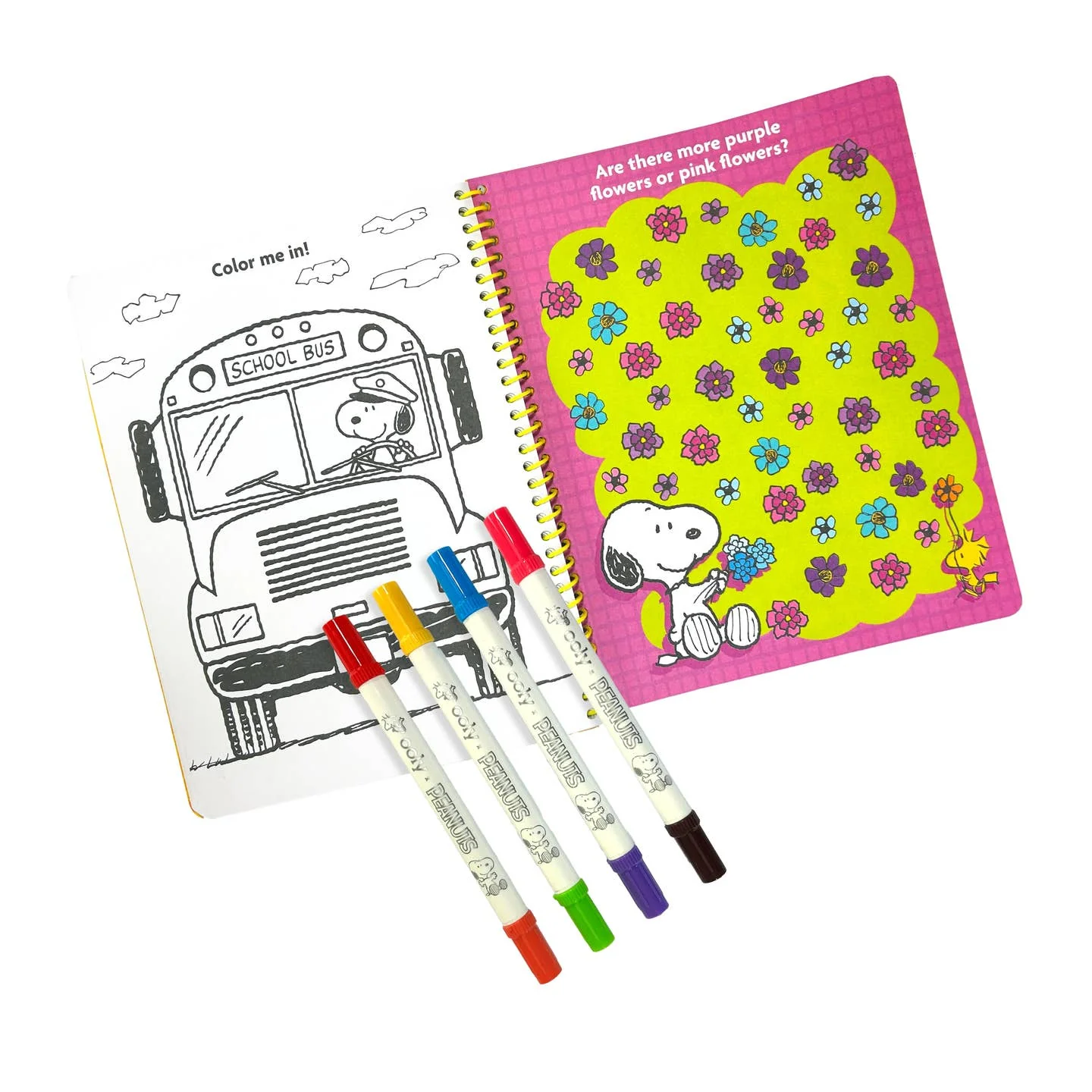 Peanuts Activity Travel Kit & Double-Ended Markers by OOLY - Image 3