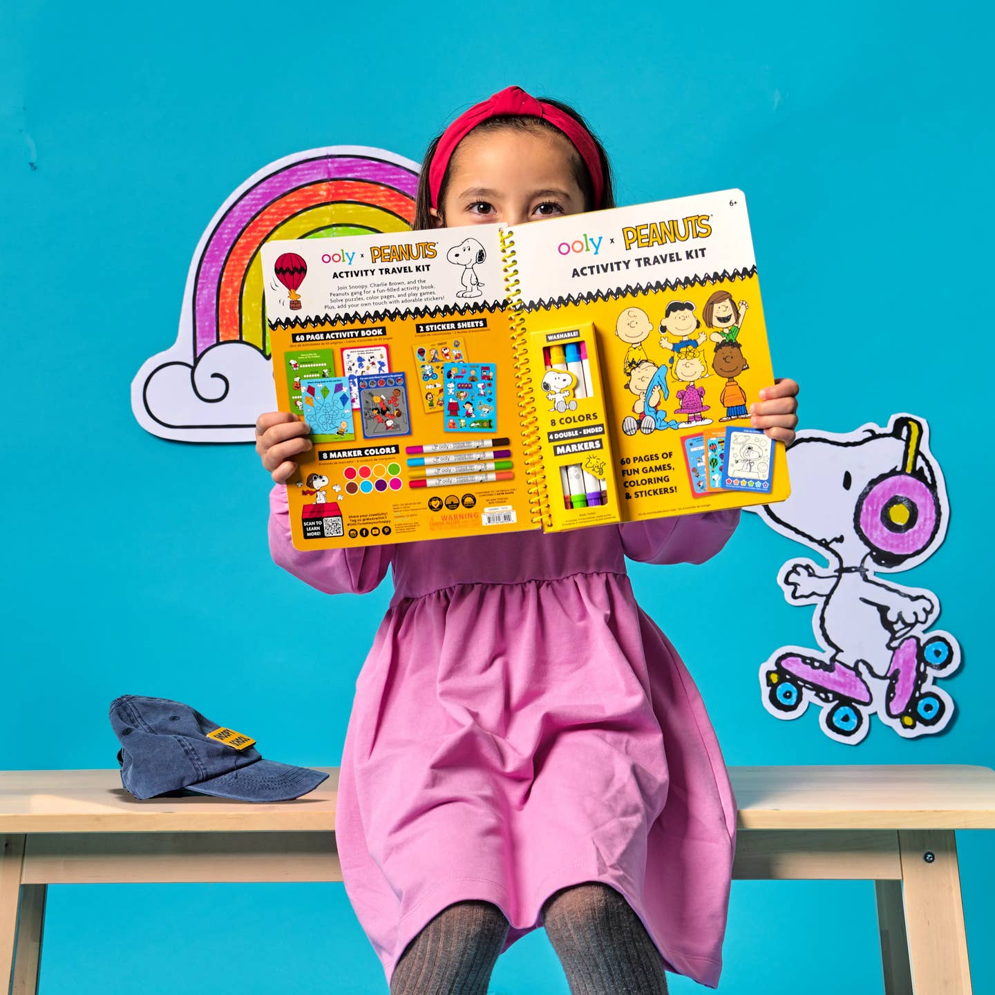 Peanuts Activity Travel Kit & Double-Ended Markers by OOLY - Image 7