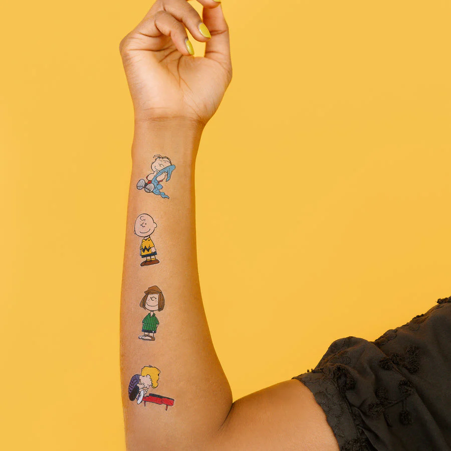 Peanuts Classic Character Tattoo Sheet - Set of 2 by Tattly - Image 2