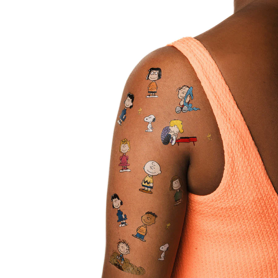 Peanuts Classic Character Tattoo Sheet - Set of 2 by Tattly - Image 4