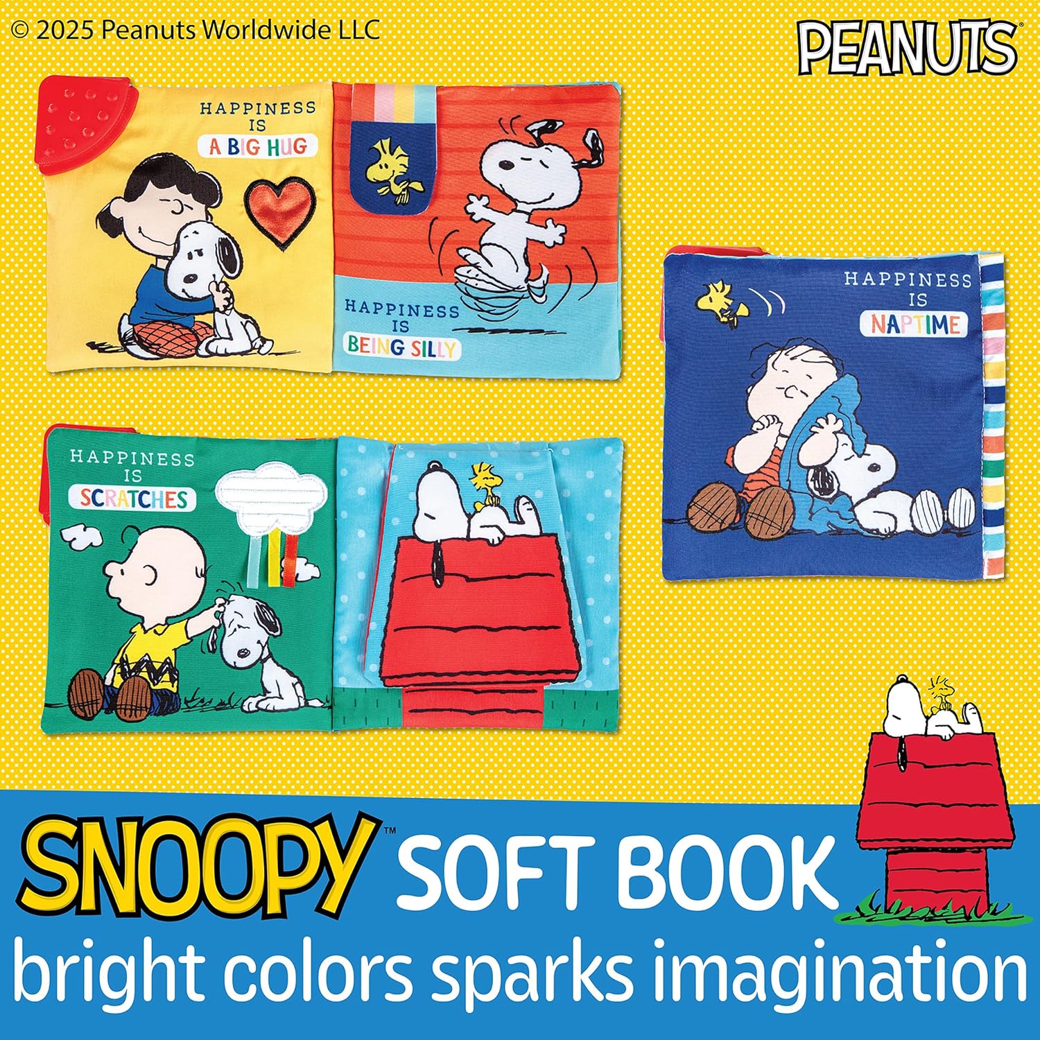 Peanuts Snoopy On-The-Go Soft Book by Kids Preferred - Image 2