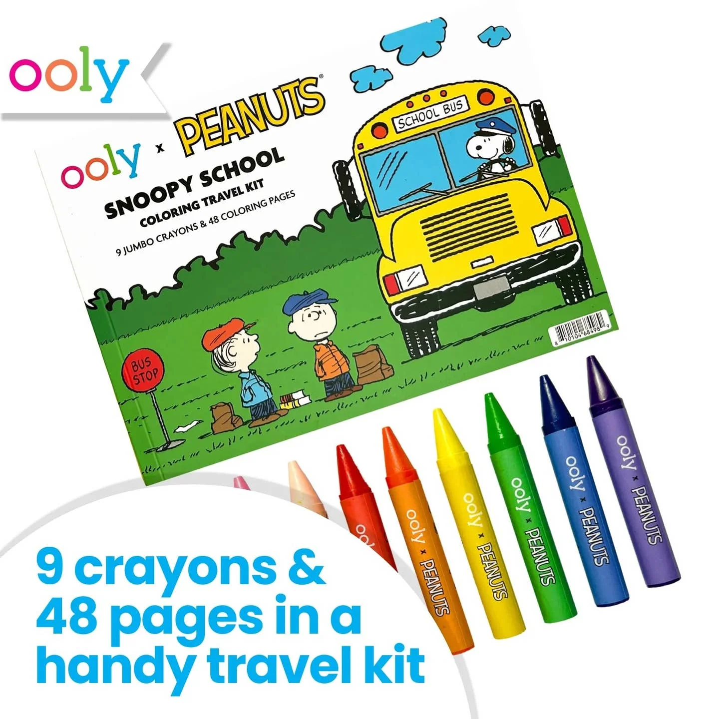 Peanuts Snoopy School Coloring Travel Kit by OOLY - Image 5