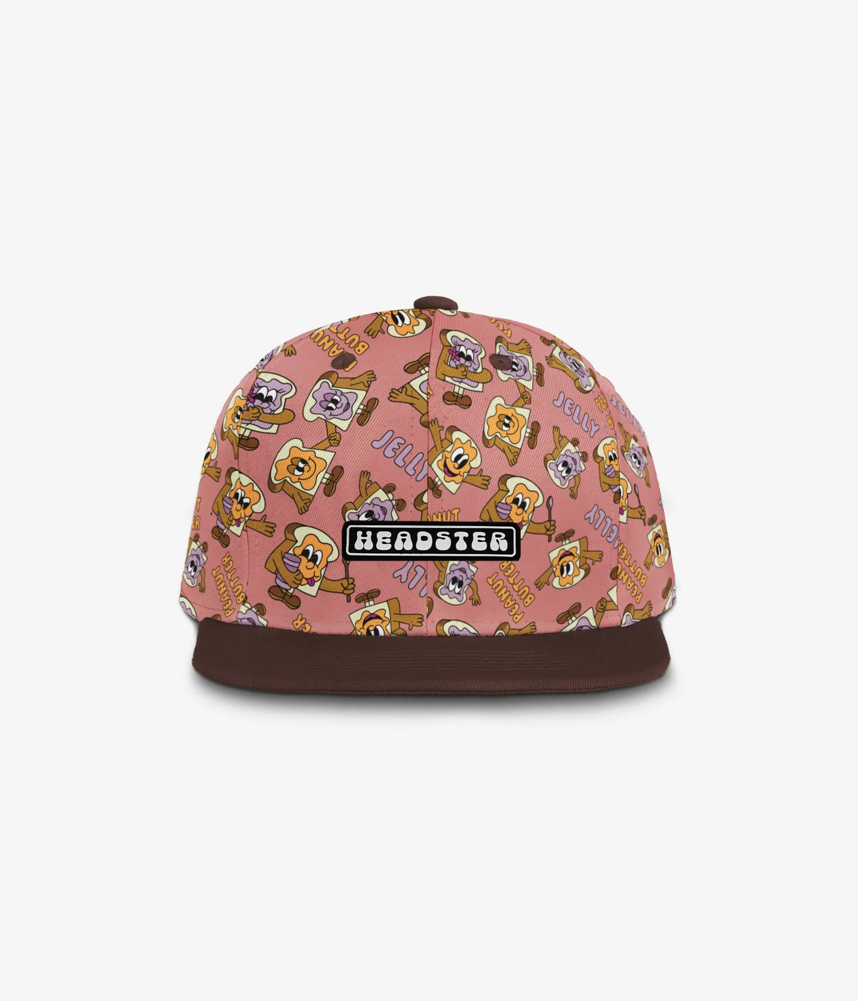 Peanutty & Jelly Joy Snapback - Wild Rose by Headster Kids - Image 2