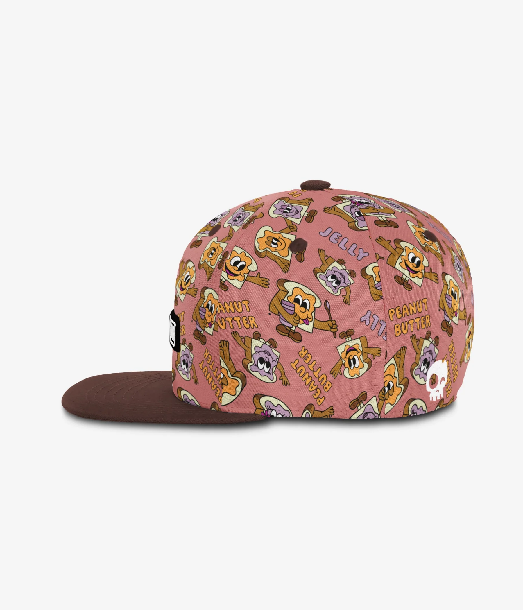 Peanutty & Jelly Joy Snapback - Wild Rose by Headster Kids - Image 3