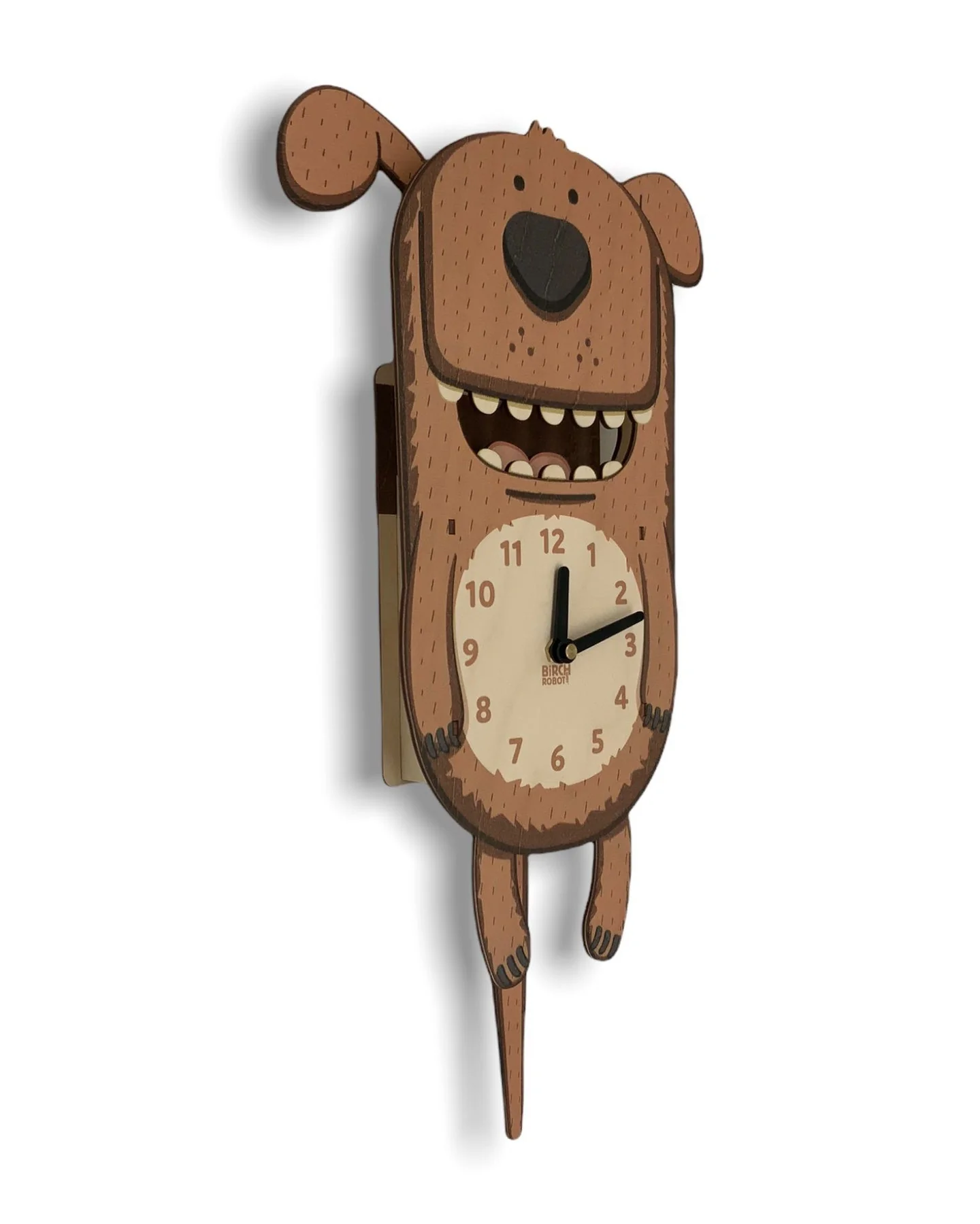 Pee Wee the Dog Double Pendulum Clock by Birch Robot - Image 2