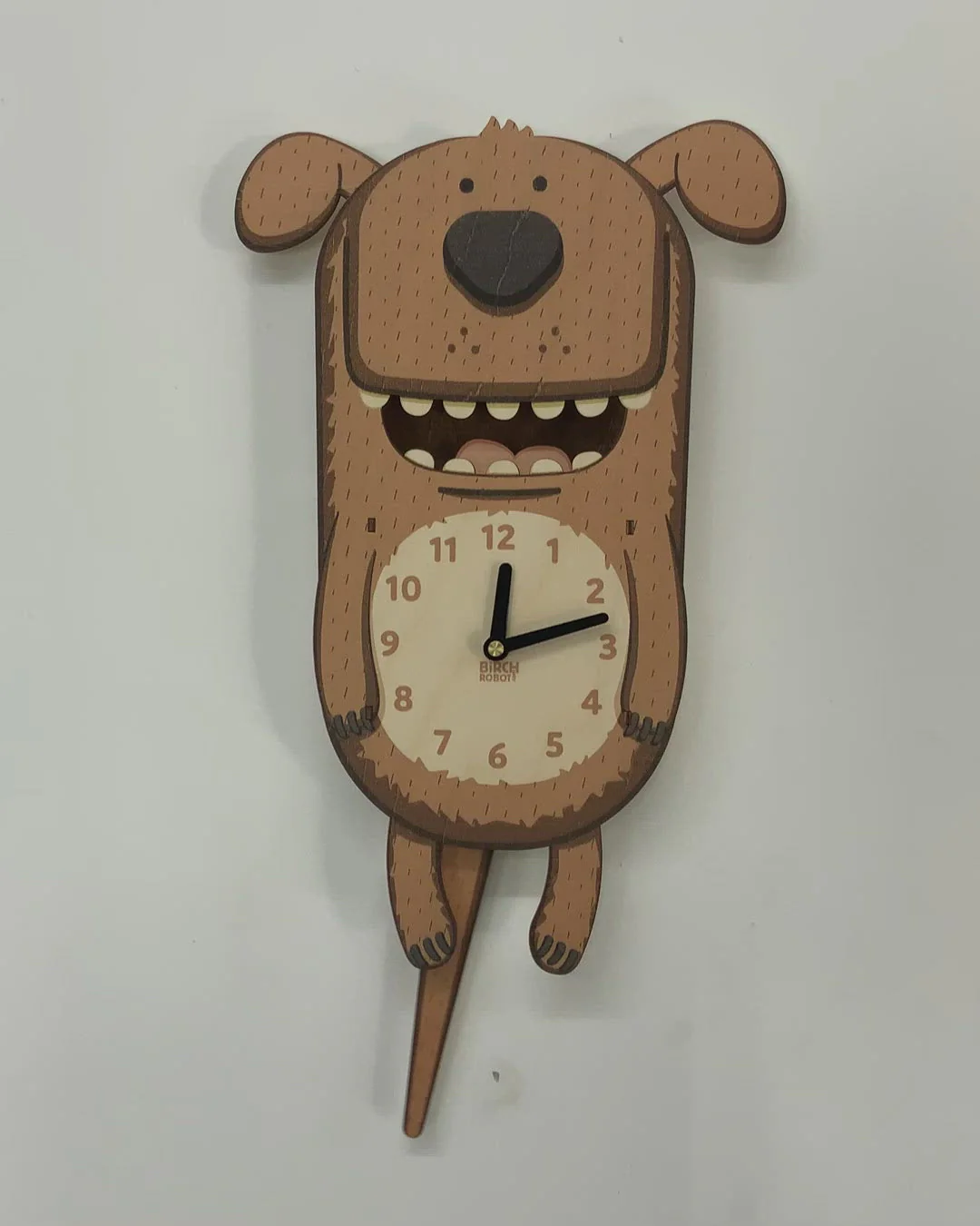 Pee Wee the Dog Double Pendulum Clock by Birch Robot - Image 3