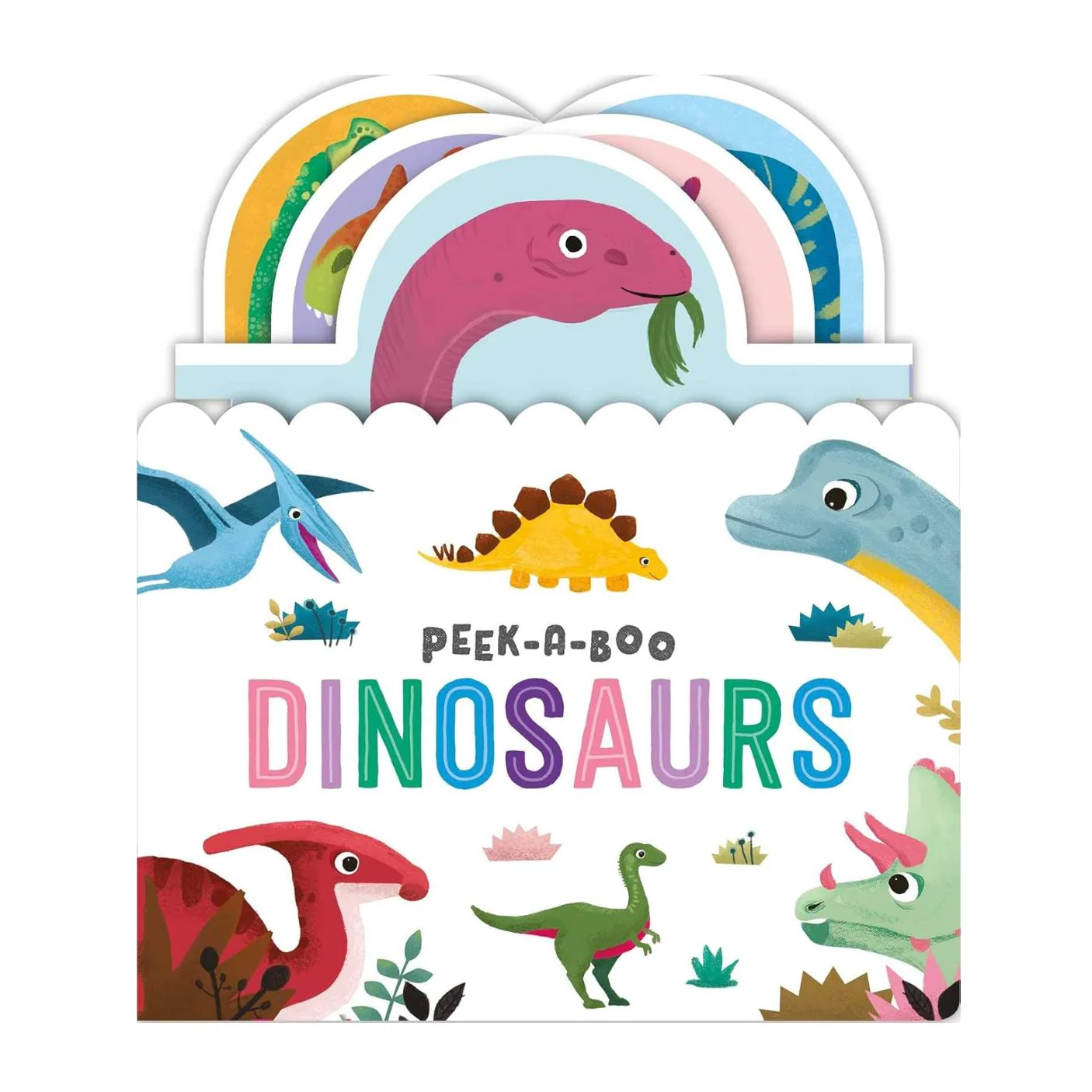 Peek-a-Boo Dinosaurs: Pull the Tab Book - Board Book