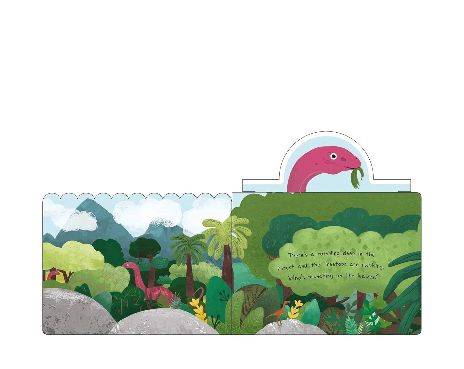 Peek-a-Boo Dinosaurs: Pull the Tab Book - Board Book - Image 3