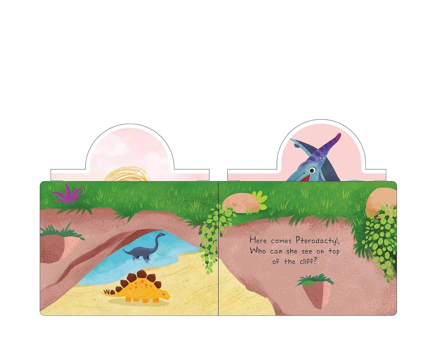 Peek-a-Boo Dinosaurs: Pull the Tab Book - Board Book - Image 5