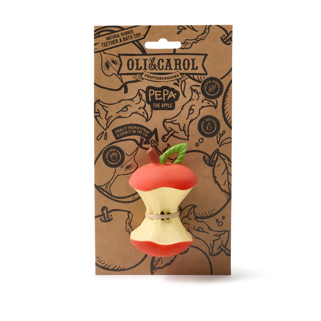 Pepa the Apple Teether by Oli & Carol - Image 2