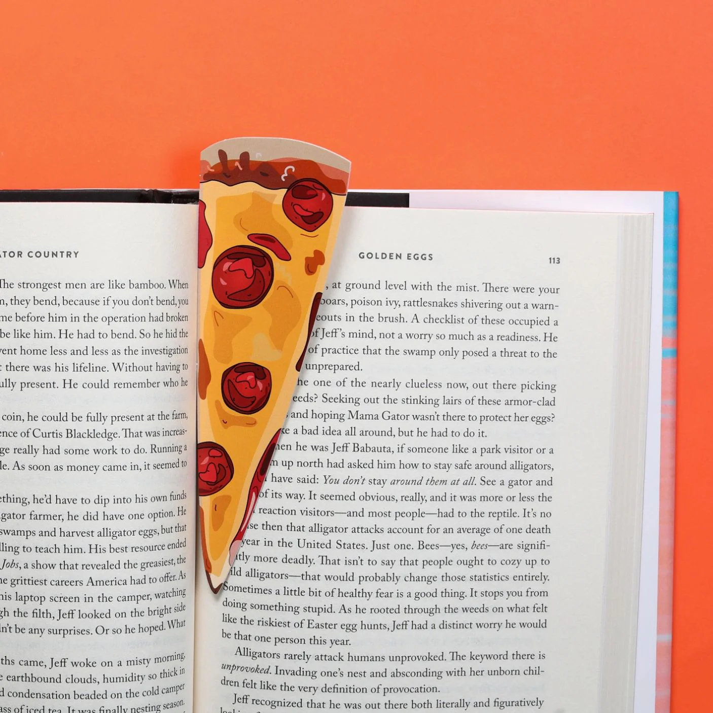 Pepperoni Pizza Bookmark (It's Die Cut!) by Humdrum Paper - Image 2