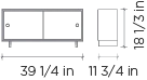 Perch Twin Bunk Console by Oeuf - Image 5