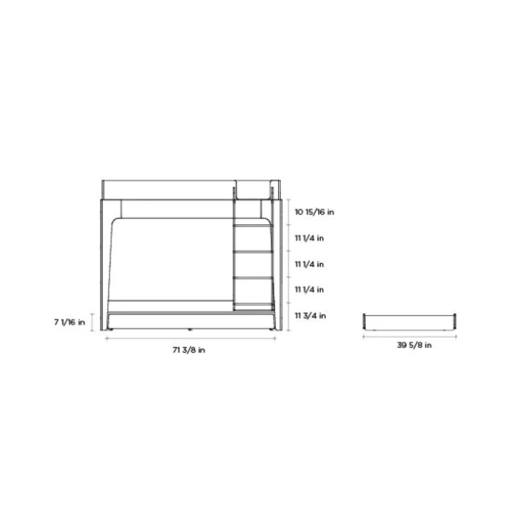 Perch Trundle Bed - Twin Size by Oeuf - Image 11