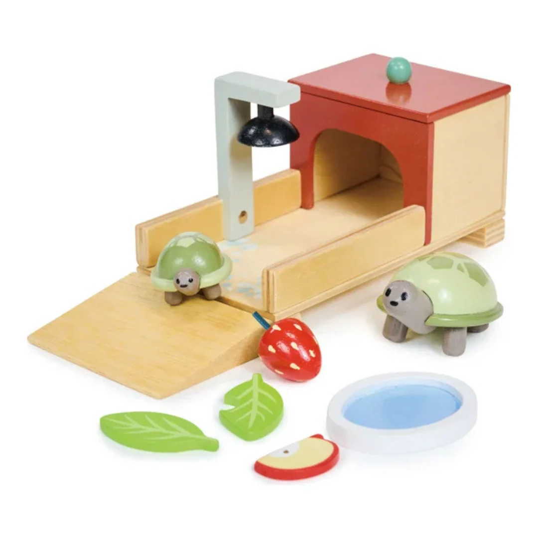Pet Tortoise Wooden Toy Set by Tender Leaf Toys - Image 3