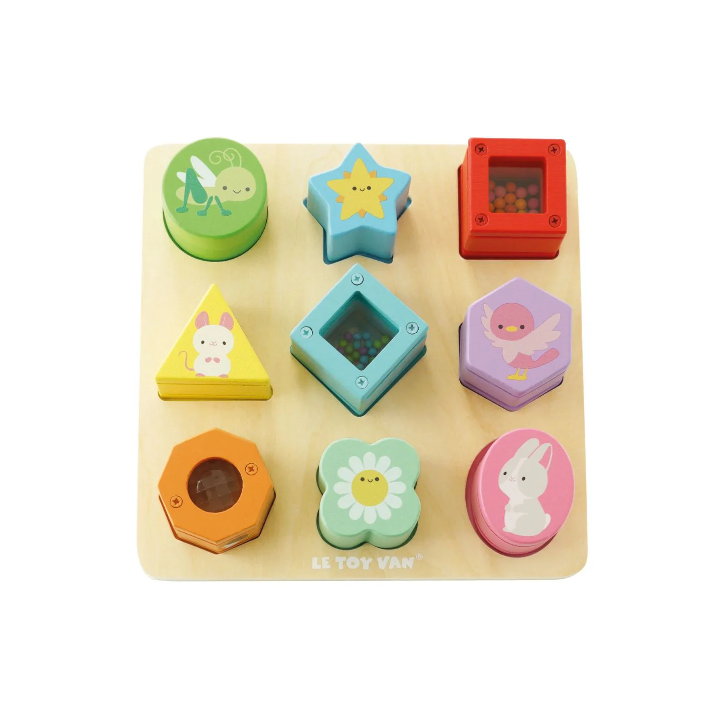 Rainbow Sensory Shape Sorter by Le Toy van